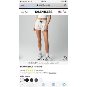 “Talentless” Boxing Shorts.